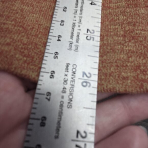 Volcom Sweater Mens Medium Orange Stand Not Swtr Pullover Pocket Crewneck Casual - Picture 10 of 10